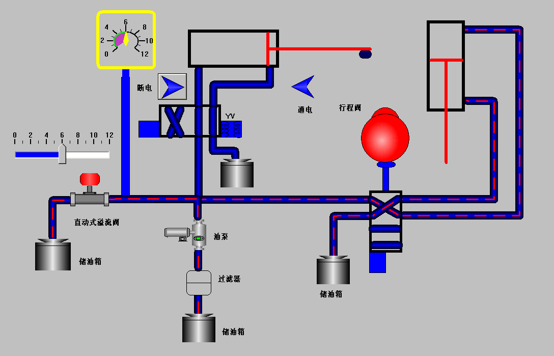 液壓挖掘機(jī)控制教學(xué)實(shí)驗(yàn)臺(tái)